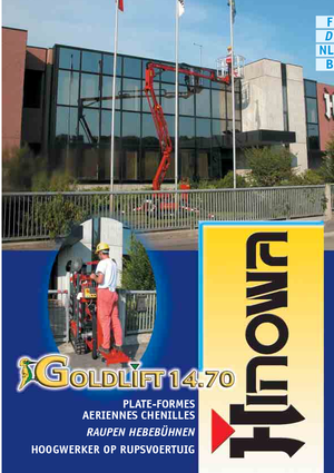 Pásové kloubové pracovní plošiny Hinowa GL 14.70