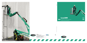 Pásové kloubové pracovní plošiny Kato Imer Lem 1200