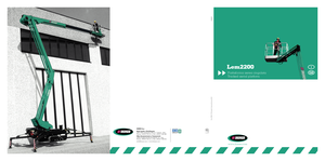 Pásové kloubové pracovní plošiny Kato Imer Lem 2200