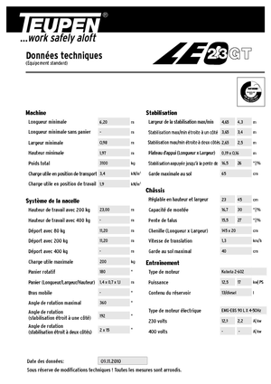 Pásové kloubové pracovní plošiny TEUPEN LEO23GT 