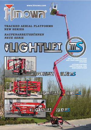 Pásové kloubové pracovní plošiny Hinowa Lightlift 14.72 IIIS