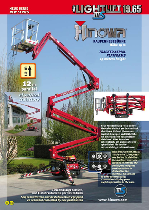 Pásové kloubové pracovní plošiny Hinowa Lightlift 19.65 IIIS
