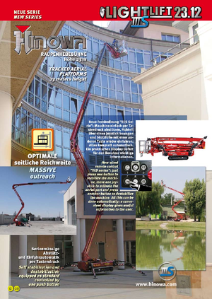 Pásové kloubové pracovní plošiny Hinowa Lightlift 23.12 VA IIIS