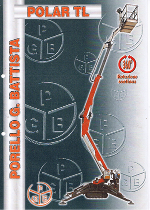 Pásové kloubové pracovní plošiny Porello Polar TL 14,5