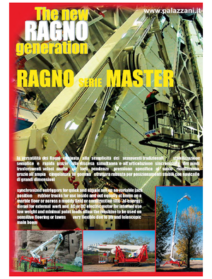 Pásové teleskopické pracovní plošiny Palazzani TSJ 39