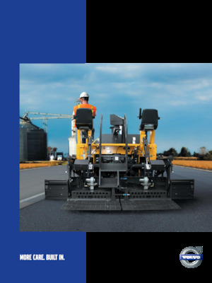 Pásové finišery Volvo 10' Wedge-Lock 