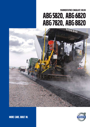 Pásové finišery Volvo ABG5820