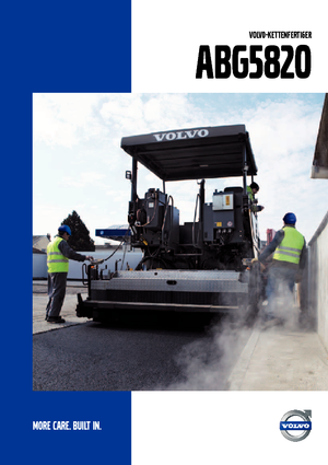 Pásové finišery Volvo ABG5820