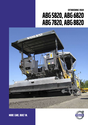 Pásové finišery Volvo ABG5820