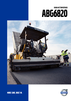 Pásové finišery Volvo ABG6820