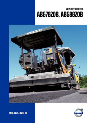 Pásové finišery Volvo ABG7820