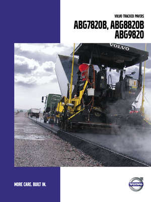 Pásové finišery Volvo ABG7820