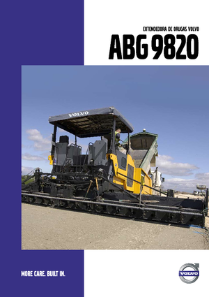 Pásové finišery Volvo ABG9820
