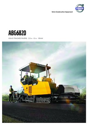Pásové finišery Volvo ABG6820