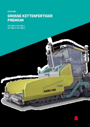 Pásové finišery Ammann AFT 800-3