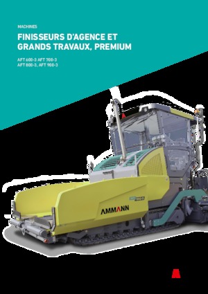 Pásové finišery Ammann AFT 800-3