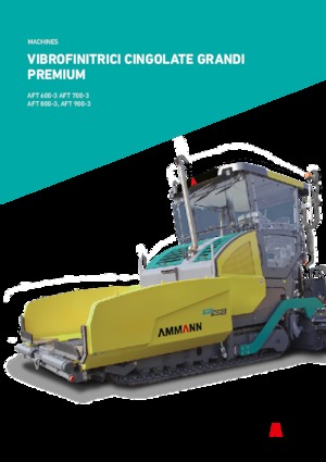 Pásové finišery Ammann AFT 800-3