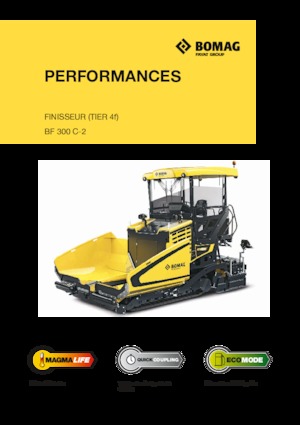 Pásové finišery Bomag BF 300 C 2 S 340-2