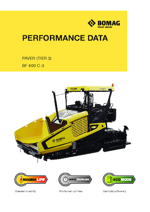 Pásové finišery Bomag BF 600 C 3 S 500