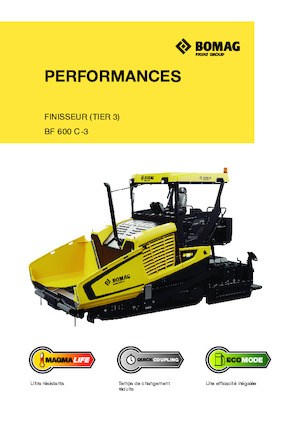 Pásové finišery Bomag BF 600 C 3 S 600