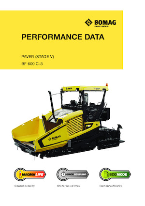 Pásové finišery Bomag BF 600 C 3 S 600
