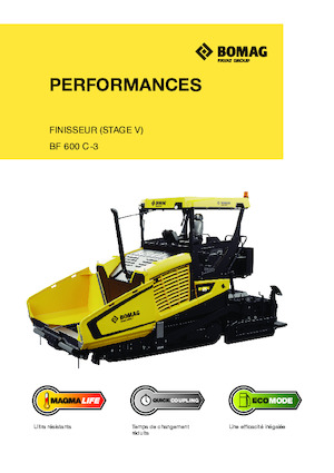 Pásové finišery Bomag BF 600 C 3 S 600