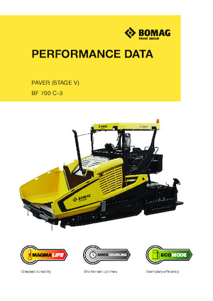 Pásové finišery Bomag BF 700 C 3 S 500