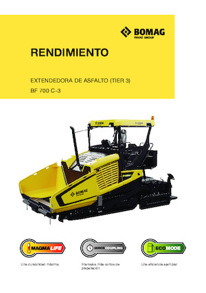 Pásové finišery Bomag BF 700 C 3 S 500