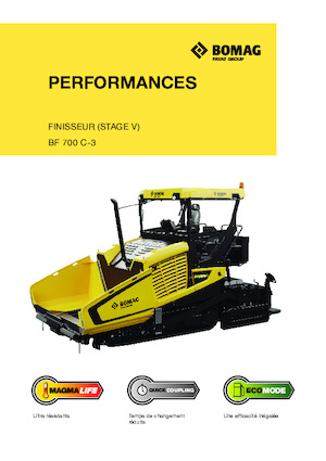 Pásové finišery Bomag BF 700 C 3 S 500