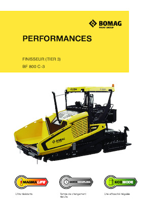 Pásové finišery Bomag BF 800 C 3 S 500