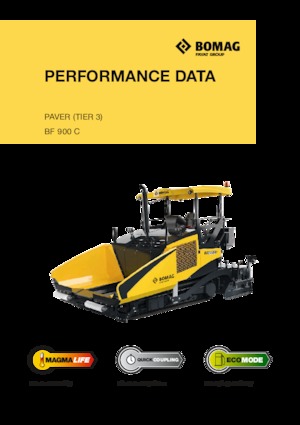 Pásové finišery Bomag BF 900 C S 600