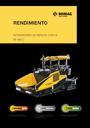 Pásové finišery Bomag BF 900 C S 600