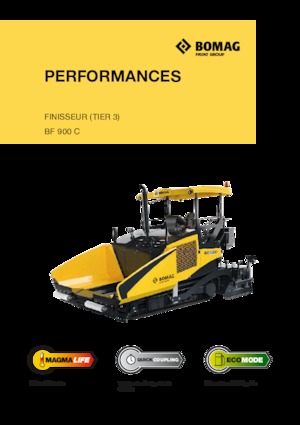 Pásové finišery Bomag BF 900 C S 600