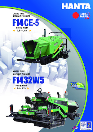 Pásové finišery Hanta F 14 CE-5