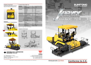 Pásové finišery Sumitomo HA 60 C-7 CE