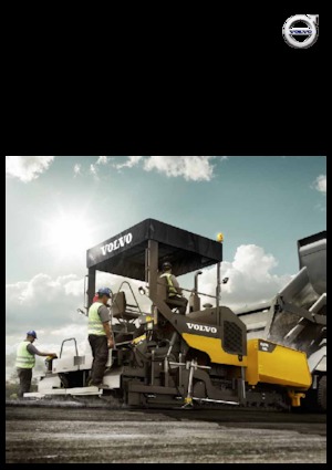 Pásové finišery Volvo P5320B ABG 