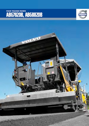 Pásové finišery Volvo ABG7820B