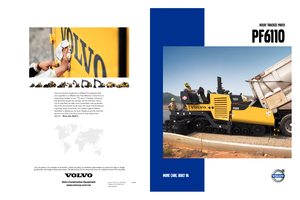 Pásové finišery Volvo PF 6110