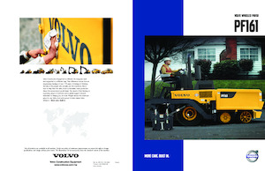 Pásové finišery Volvo PF161