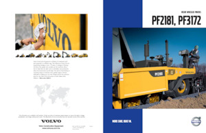 Pásové finišery Volvo PF2181