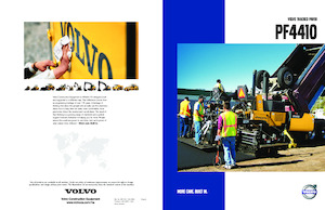 Pásové finišery Volvo PF4410