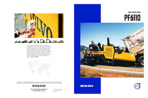 Pásové finišery Volvo PF6110