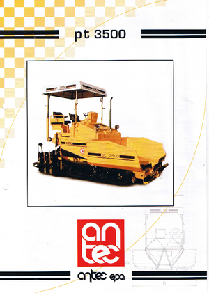 Pásové finišery Antec PT 3500
