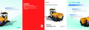 Pásové finišery Sany SAP45C-10