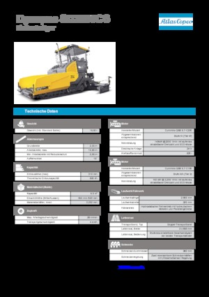 Pásové finišery Dynapac SD 2500 CS