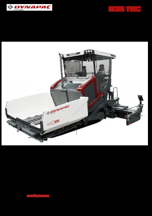 Pásové finišery Dynapac SD25 110C
