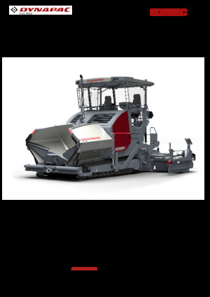 Pásové finišery Dynapac SD2550C