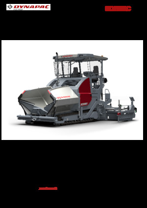 Pásové finišery Dynapac SD2550C