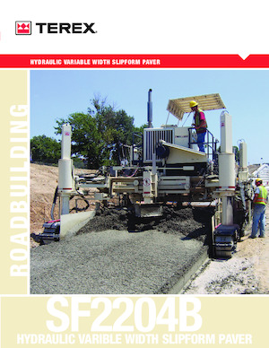 Pásové finišery Terex SF2204B HVW