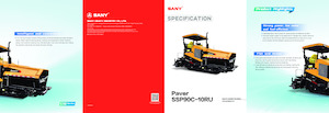 Pásové finišery Sany SSP90C-10RU